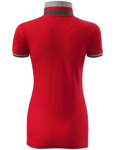 Polokošeľa dámska Collar Up 257 formula red