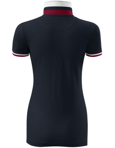 Polokošeľa dámska Collar Up 257 dark navy