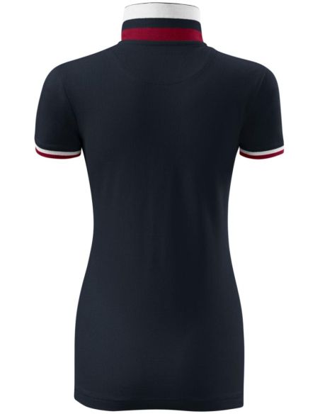 Polokošeľa dámska Collar Up 257 dark navy