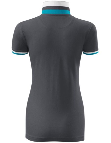 Polokošeľa dámska Collar Up 257 light anthracite