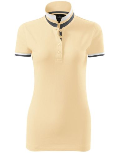 Polokošeľa dámska Collar Up 257 bourbon vanilla