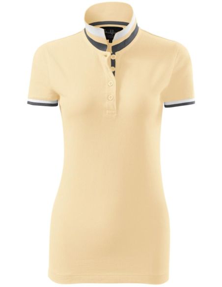 Polokošeľa dámska Collar Up 257 bourbon vanilla