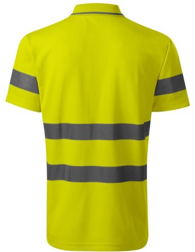 Polokošeľa unisex HV Runway 2V9 fluorescenčná žltá