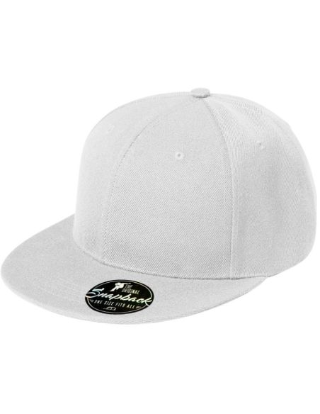 Čiapka unisex Rap 6P 302 biela