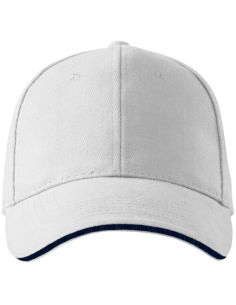 Čiapka unisex Sandwich 6P 306 biela 2