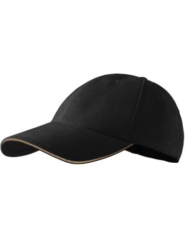 Čiapka unisex Sandwich 6P 306 čierna