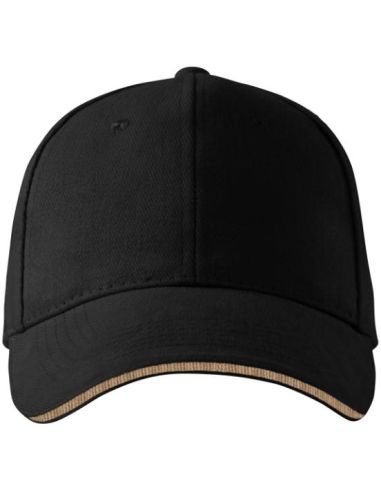 Čiapka unisex Sandwich 6P 306 čierna