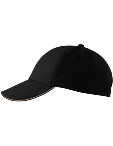 Čiapka unisex Sandwich 6P 306 čierna