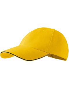 Čiapka unisex Sandwich 6P 306 žltá
