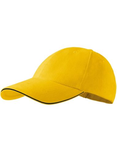 Čiapka unisex Sandwich 6P 306 žltá