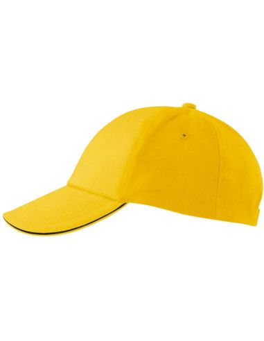 Čiapka unisex Sandwich 6P 306 žltá