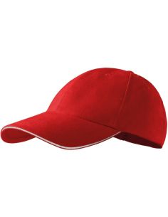 Čiapka unisex Sandwich 6P 306 červená