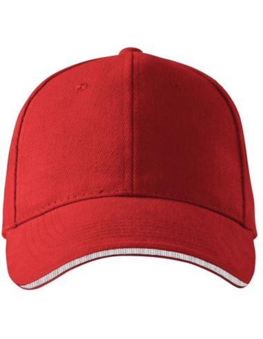 Čiapka unisex Sandwich 6P 306 červená