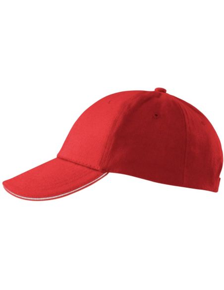 Čiapka unisex Sandwich 6P 306 červená