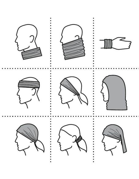 Šatka Twister 328 kráľovská modrá