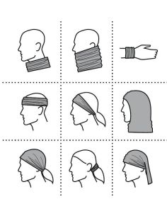 Šatka Twister 328 neon ružová 2