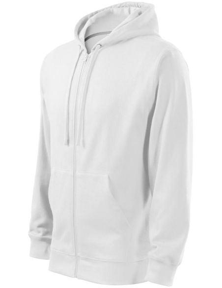 Mikina pánska Trendy Zipper 410 biela