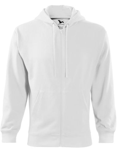 Mikina pánska Trendy Zipper 410 biela