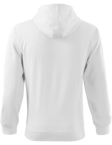 Mikina pánska Trendy Zipper 410 biela