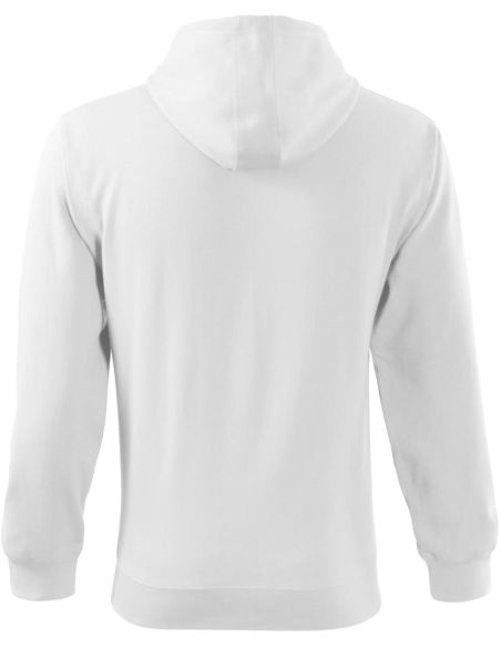 Mikina pánska Trendy Zipper 410 biela