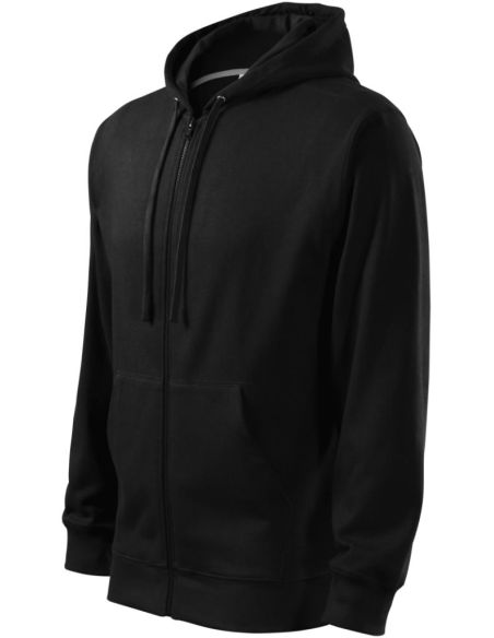 Mikina pánska Trendy Zipper 410 čierna