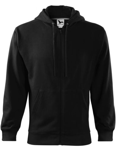 Mikina pánska Trendy Zipper 410 čierna