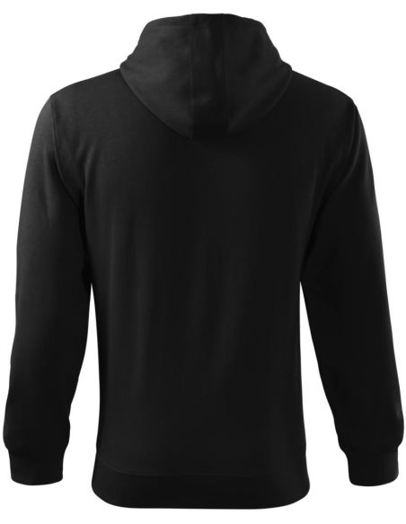 Mikina pánska Trendy Zipper 410 čierna