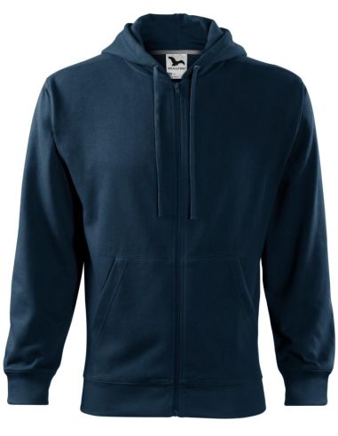 Mikina pánska Trendy Zipper 410 tmavomodrá