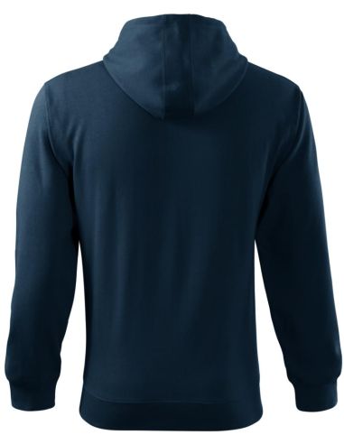 Mikina pánska Trendy Zipper 410 tmavomodrá
