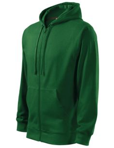 Mikina pánska Trendy Zipper 410 fľaškovozelená