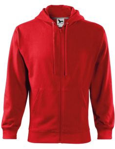 Mikina pánska Trendy Zipper 410 červená 2
