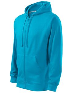 Mikina pánska Trendy Zipper 410 tyrkysová
