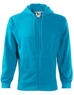 Mikina pánska Trendy Zipper 410 tyrkysová 2