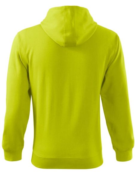 Mikina pánska Trendy Zipper 410 limetková
