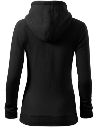 Mikina dámska Trendy Zipper 411 čierna