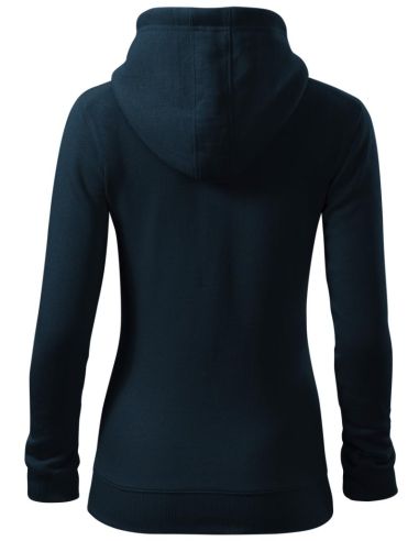 Mikina dámska Trendy Zipper 411 tmavomodrá