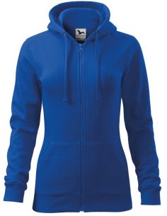Mikina dámska Trendy Zipper 411 kráľovská modrá 2