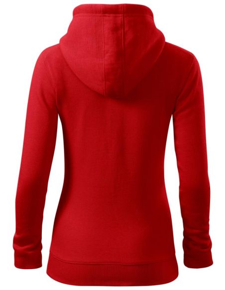 Mikina dámska Trendy Zipper 411 červená