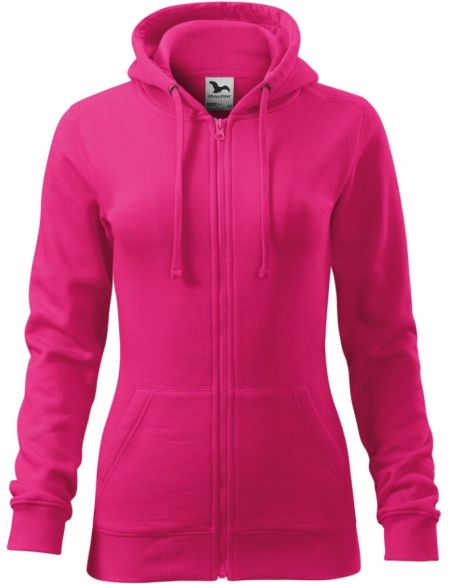 Mikina dámska Trendy Zipper 411 purpurová