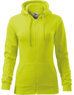Mikina dámska Trendy Zipper 411 limetková 2