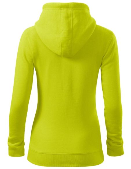 Mikina dámska Trendy Zipper 411 limetková
