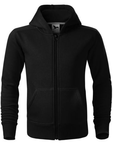 Mikina detská Trendy Zipper 412 čierna