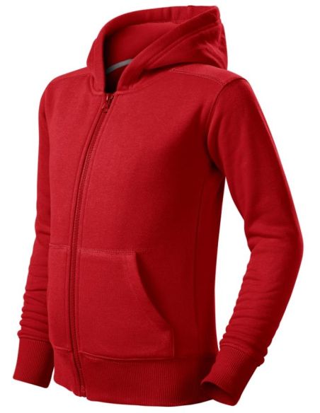 Mikina detská Trendy Zipper 412 červená