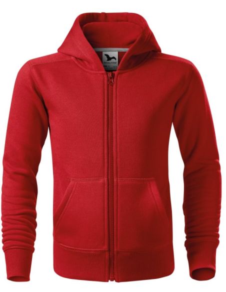 Mikina detská Trendy Zipper 412 červená