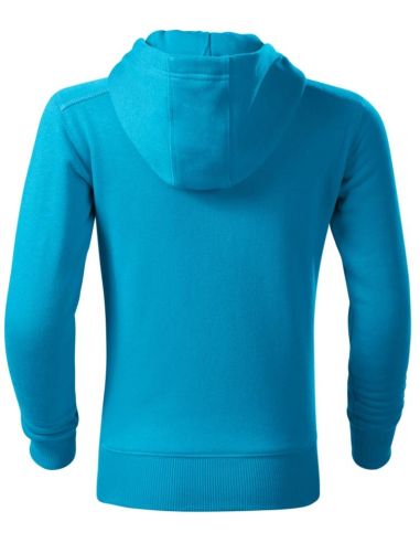 Mikina detská Trendy Zipper 412 tyrkysová