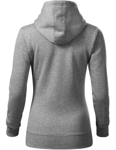 Mikina dámska Cape 414 tmavosivý melír