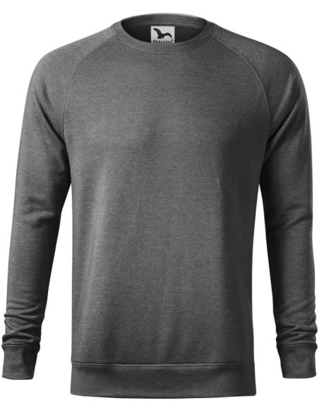 Mikina pánska Merger 415 čierny melír