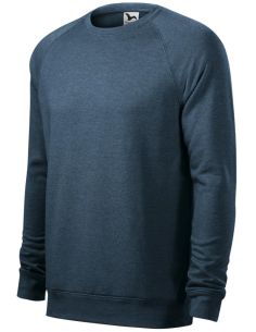 Mikina pánska Merger 415 tmavý denim melír