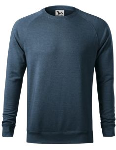 Mikina pánska Merger 415 tmavý denim melír 2
