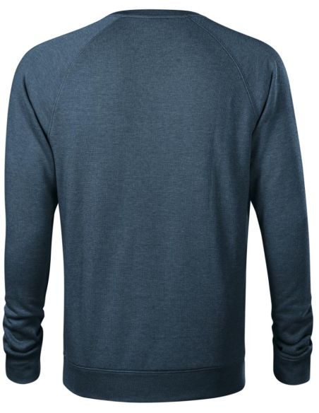 Mikina pánska Merger 415 tmavý denim melír